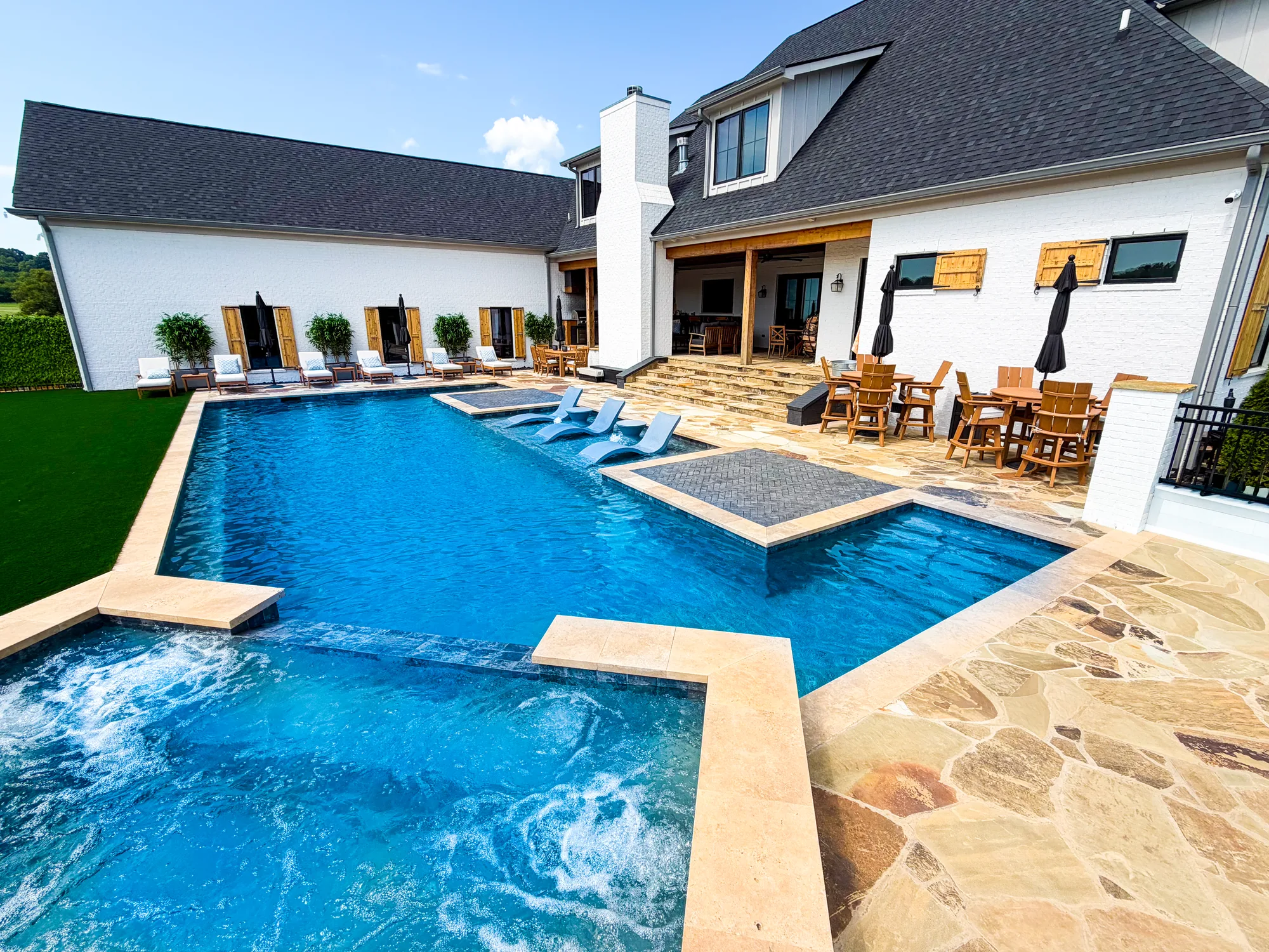 Southern Style Hardscapes & Pools project